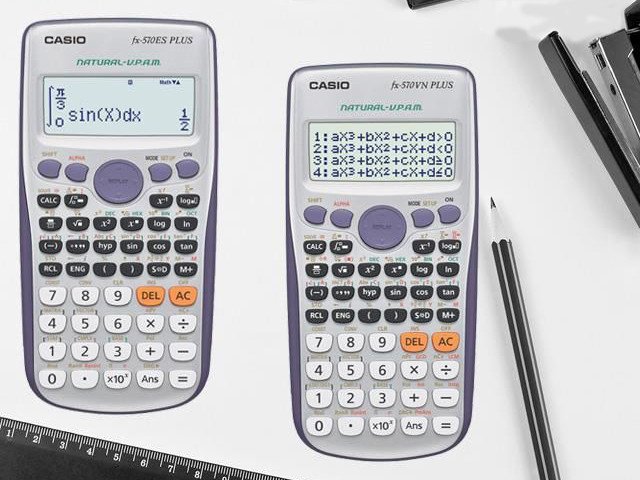 máy tính cầm tay Casio fx-580VN X, thiết bị học tập cấp 3 không thể thiếu