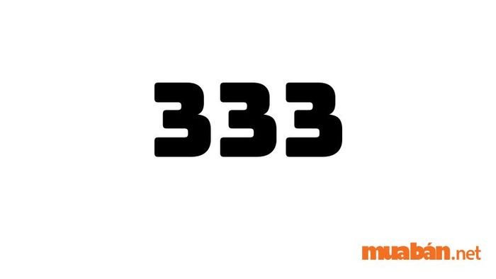 Mơ thấy số 333 có ý nghĩa gì
