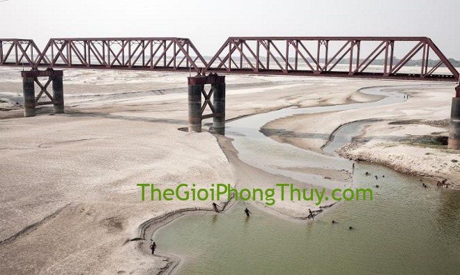mơ thấy sông cạn nước