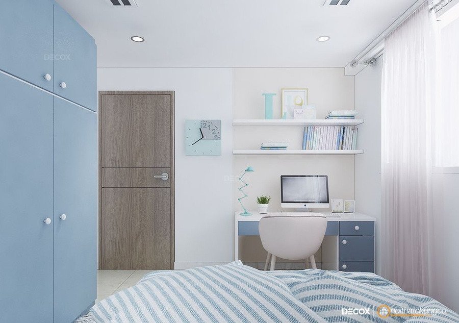 Một góc học tập cho bé tiêu chuẩn không chỉ đáp ứng đầy đủ công năng mà còn đảm bảo tính thẩm mỹ
