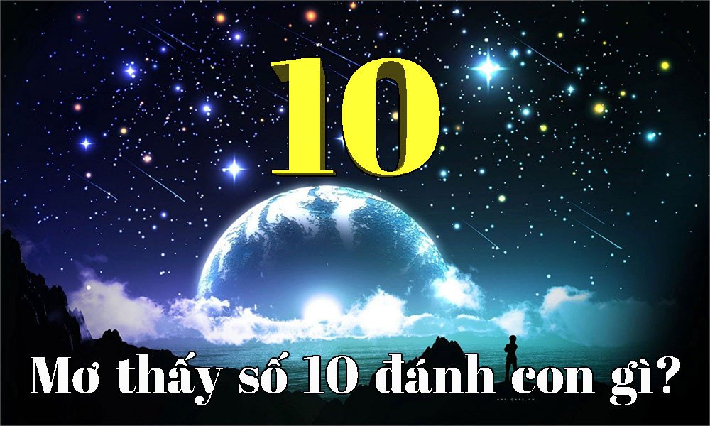 Một người cầm thẻ bài số 10, biểu tượng của sự hoàn thiện trong giấc mơ