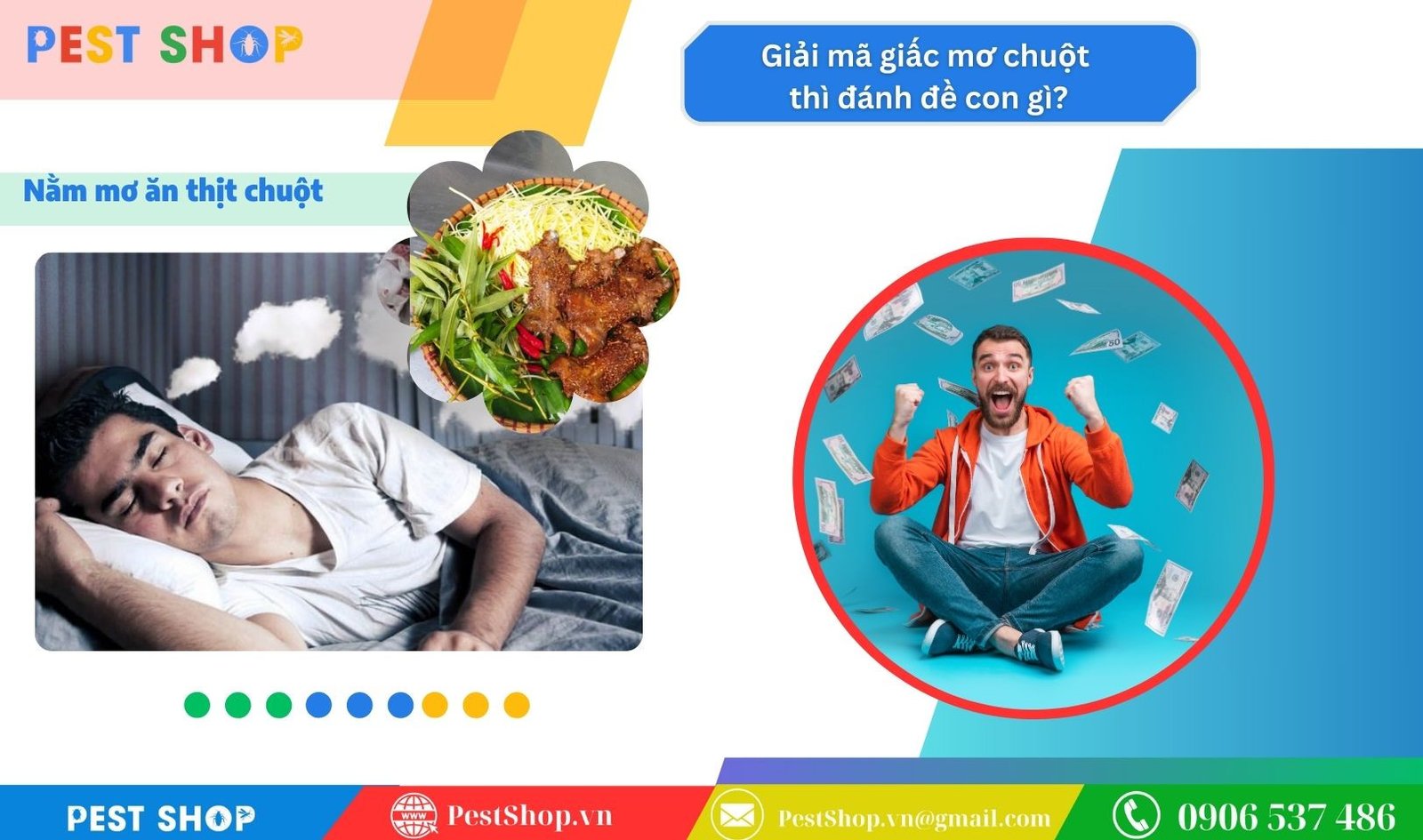 Nằm mơ thấy mình ăn thịt chuột và con số may mắn giúp thăng tiến sự nghiệp.