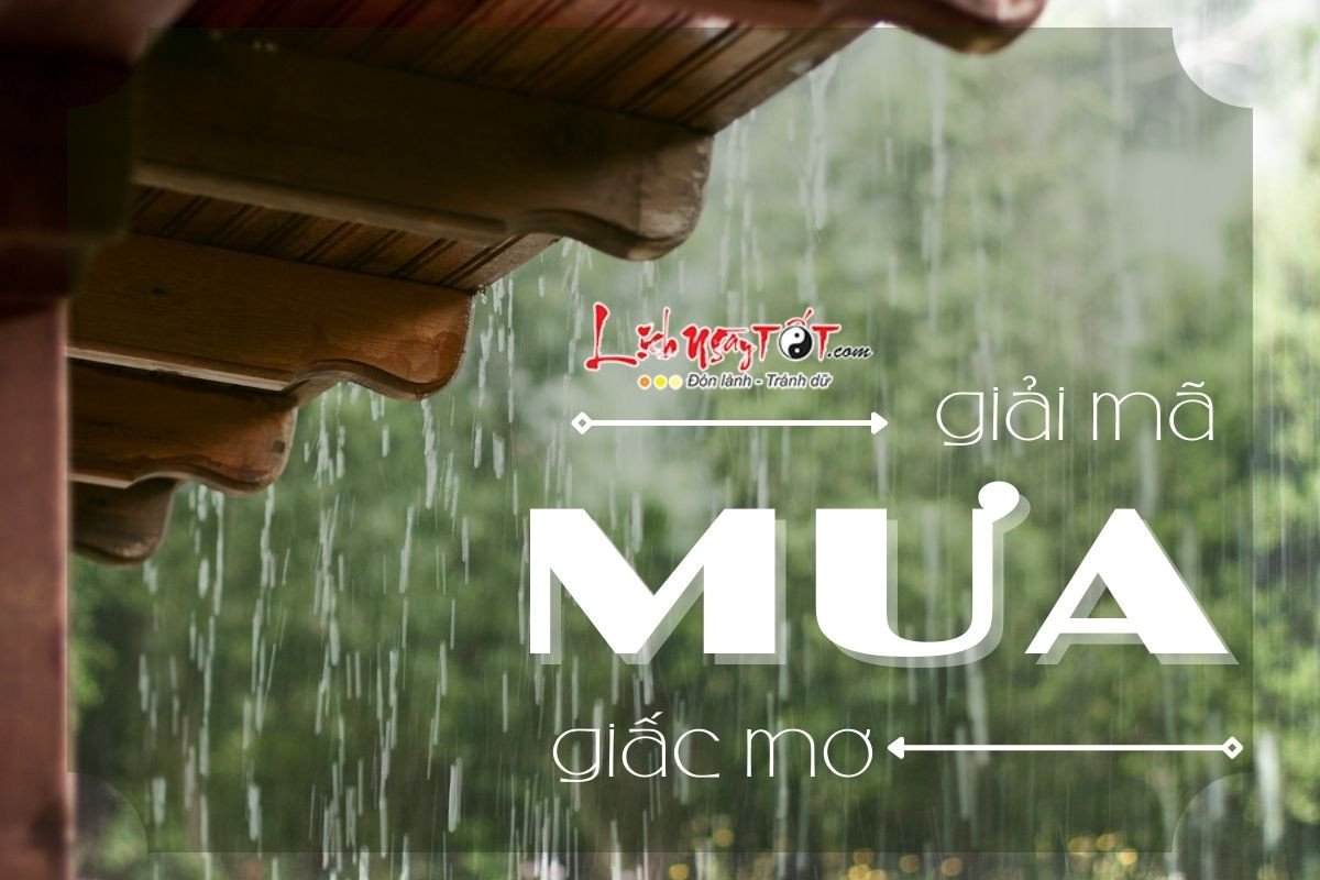 Nằm mơ thấy mưa ướt người và cảm xúc cá nhân