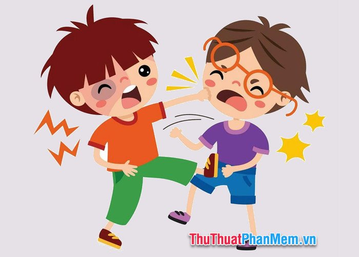 Người đàn ông với vết thương trên mặt, tượng trưng cho mơ thấy đánh nhau chảy máu