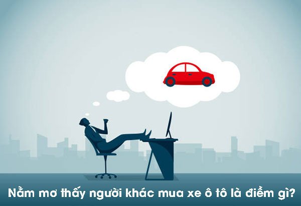 Người đàn ông vui vẻ bên chiếc xe máy mới mua trong giấc mơ, tượng trưng cho niềm vui khi người khác sở hữu phương tiện di chuyển.