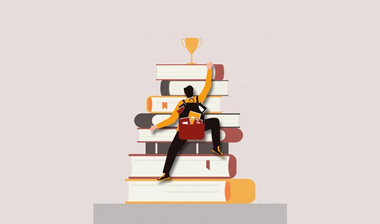 Nữ sinh viên tích cực tham gia thảo luận, thể hiện sự chủ động trong việc tạo động lực học tập