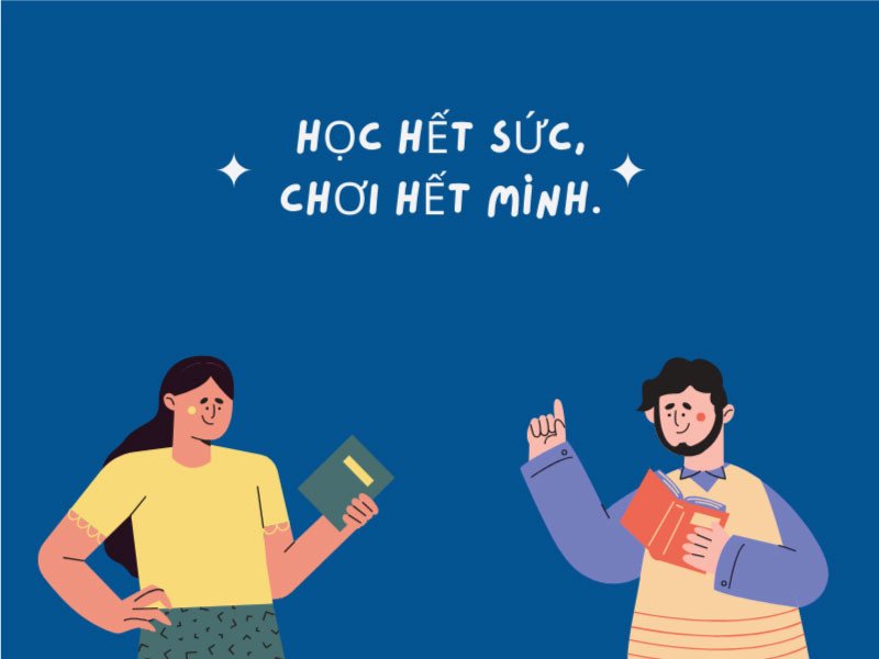 Slogan học và thư giãn