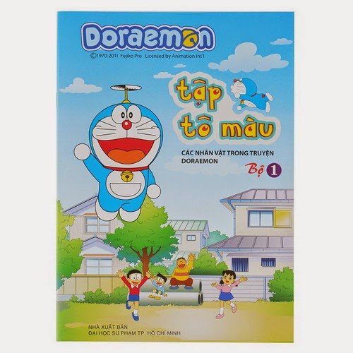 Tập tô màu Doraemon của Thiên Long