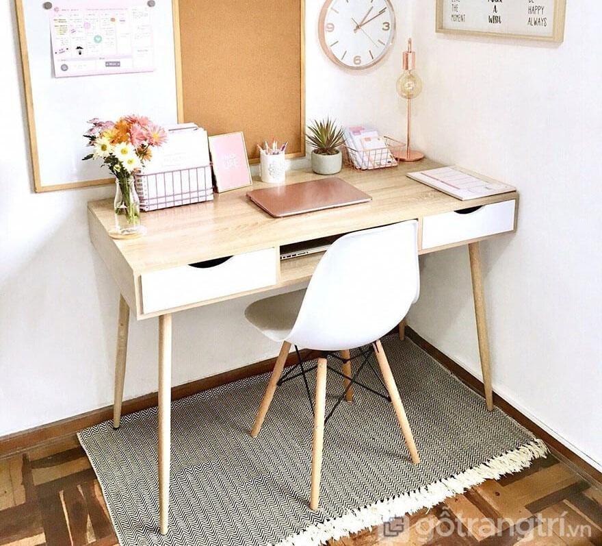 Thiết kế đơn giản, đẹp mắt với gam màu pastel dịu nhẹ.