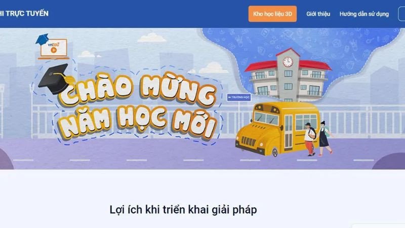 VnEdu LMS giao diện web