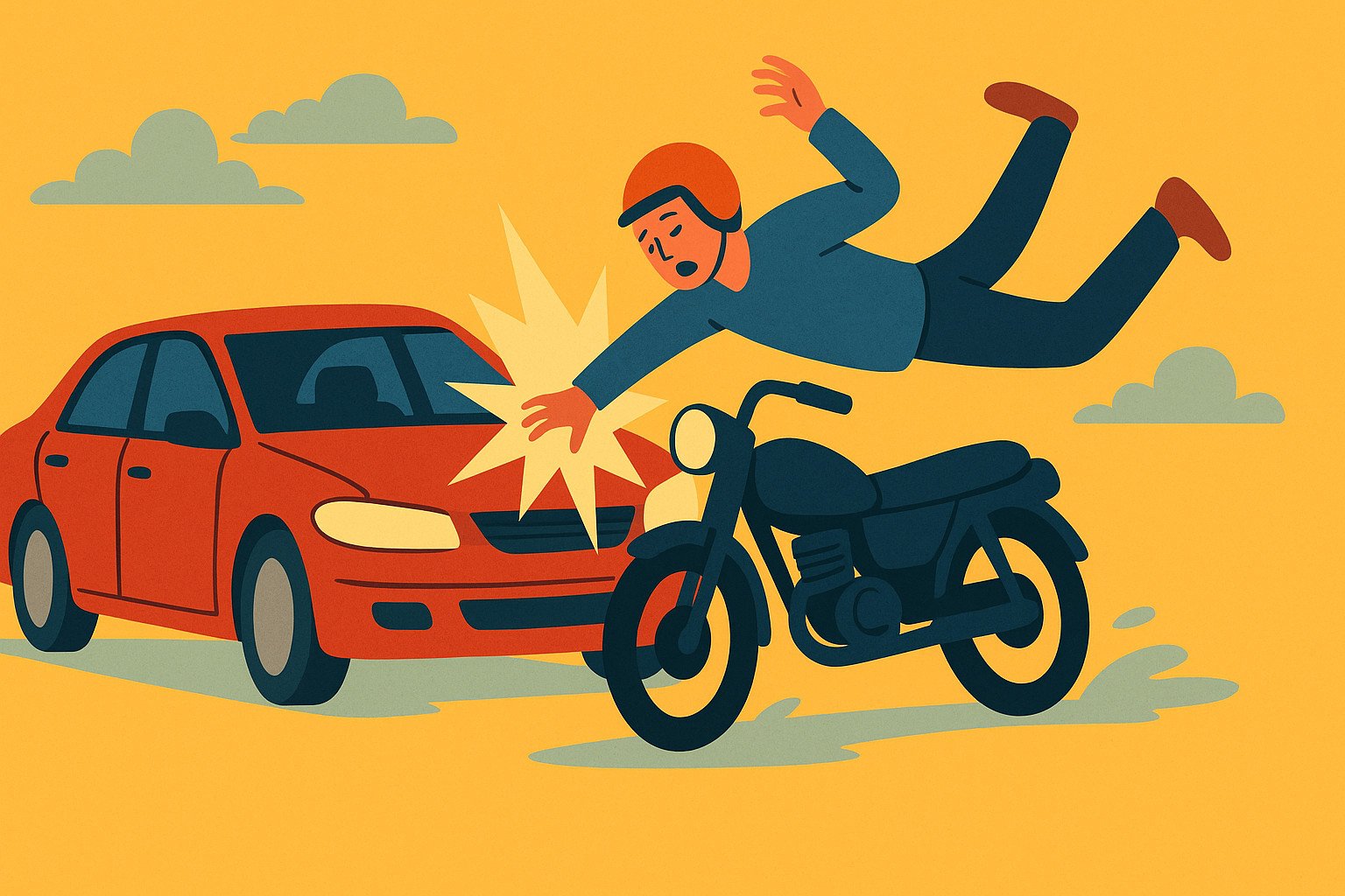 Hiện trường vụ tai nạn giao thông chết người trong mơ