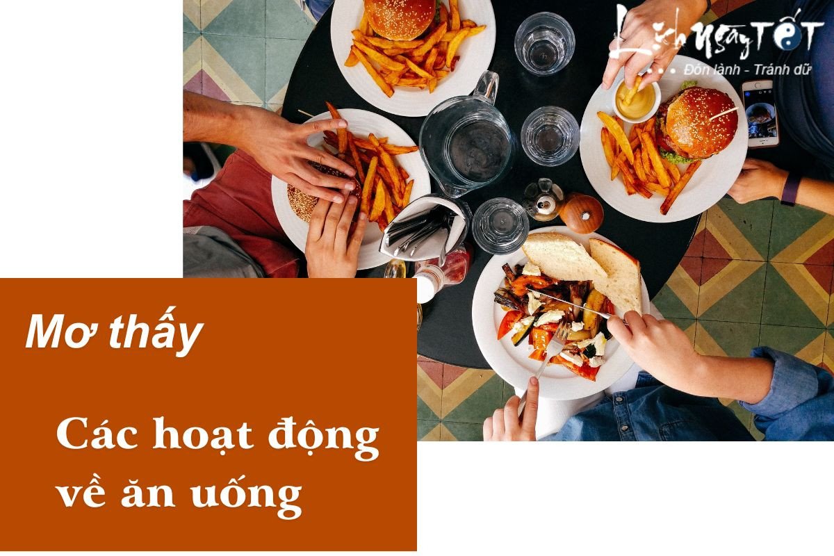 Hình ảnh giấc mơ ăn uống cùng bạn bè