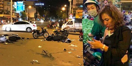 Hình ảnh người phụ nữ đang suy nghĩ về ý nghĩa của giấc mơ tai nạn giao thông