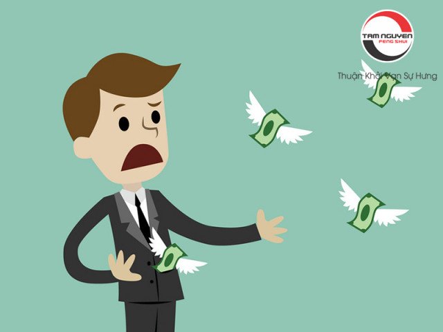 Hình ảnh tiền rơi vãi, không nắm giữ được, ý nghĩa nằm mơ thấy nhặt được tiền