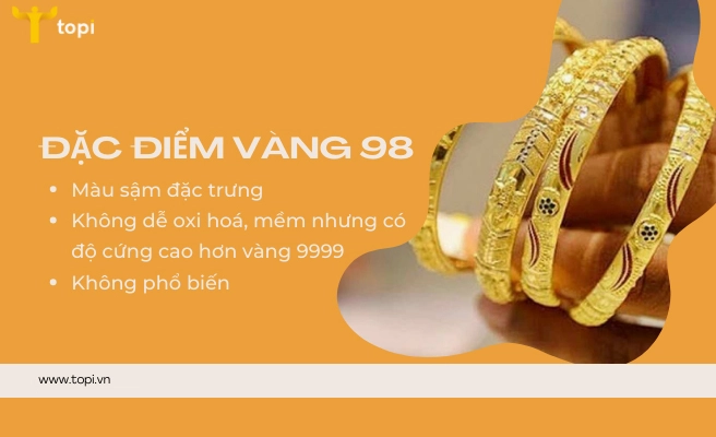 Đặc điểm của vàng 980