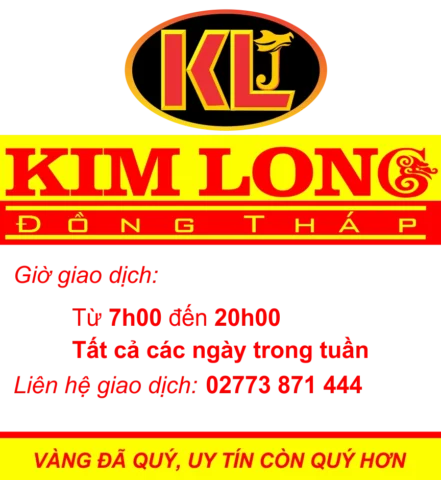 Biển hiệu vàng Kim Long Đồng Tháp