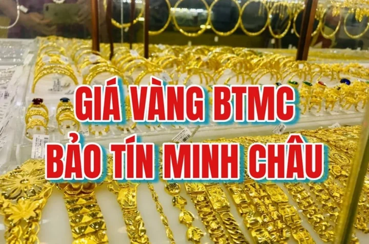 Biểu đồ giá vàng Bảo Tín Minh Châu