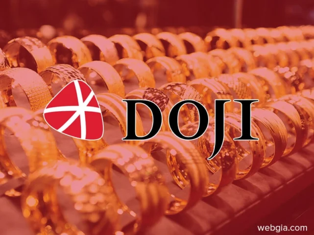 Biểu đồ giá vàng Doji qua các thời kỳ