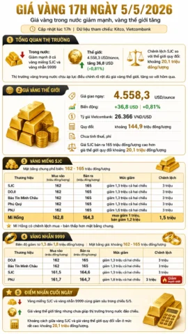 Biểu đồ giá vàng dự báo 2026