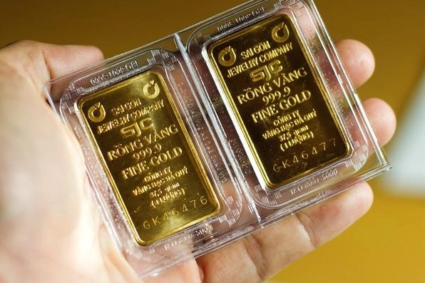 Biểu đồ giá vàng SJC tháng 5/2022