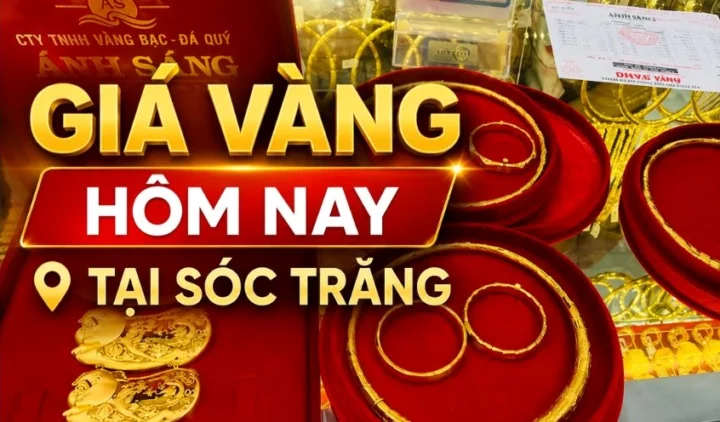 Biểu đồ giá vàng Sóc Trăng hôm nay