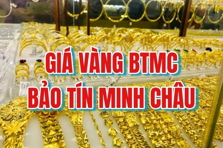 Giá Vàng Hôm Nay Tại Bảo Tín Minh Châu 2026: Cập Nhật Mới Nhất Biểu đồ giá vàng tại Bảo Tín Minh Châu