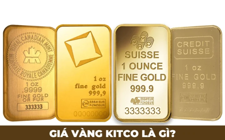 Chi tiết biểu đồ giá vàng trên Kitco