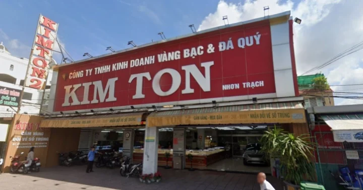 Cửa hàng Tiệm Vàng Kim Tôn sang trọng