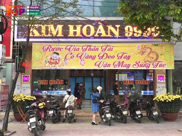 Cửa hàng vàng kim hoàn tại Đồng Hới