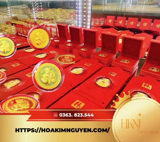 Cửa hàng vàng sang trọng