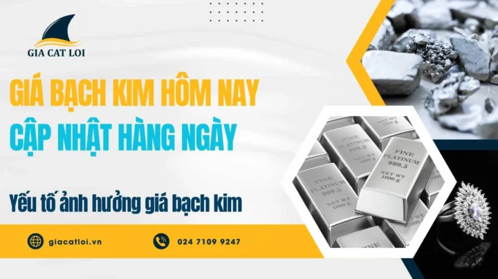 Giá bạch kim hôm nay biến động
