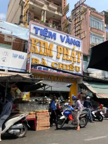 Không gian sang trọng tại tiệm vàng Kim Phát Bà Chiểu