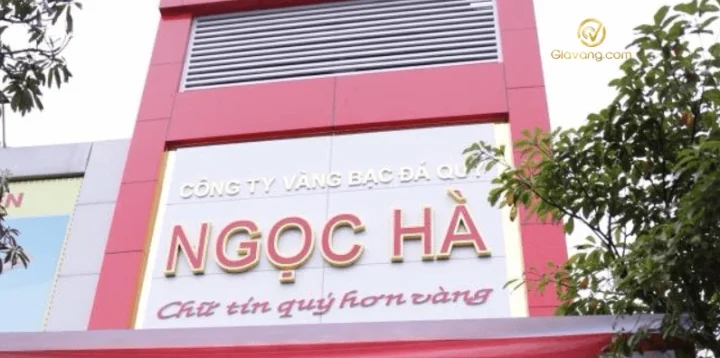 Mặt tiền tiệm vàng Ngọc Hà