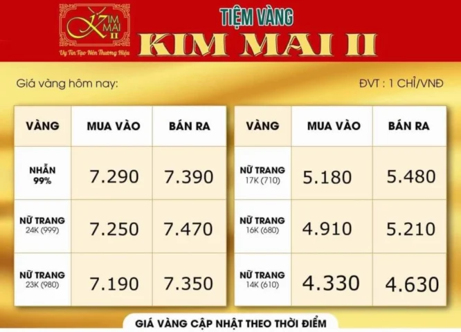 Mua bán vàng 16k uy tín