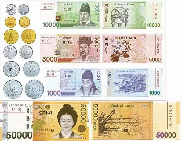 Đổi tiền Won sang VNĐ