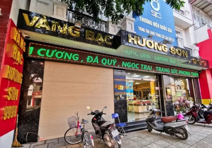 Sản phẩm vàng bạc tinh xảo tại Hương Sơn