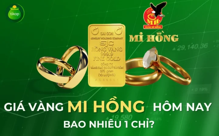 Vàng nhẫn Mi Hồng 2026: Hướng dẫn chọn mua và đầu tư hiệu quả So sánh giá vàng 18k và 24k Mi Hồng