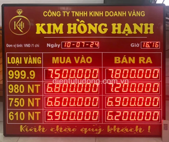 Thống kê giá vàng