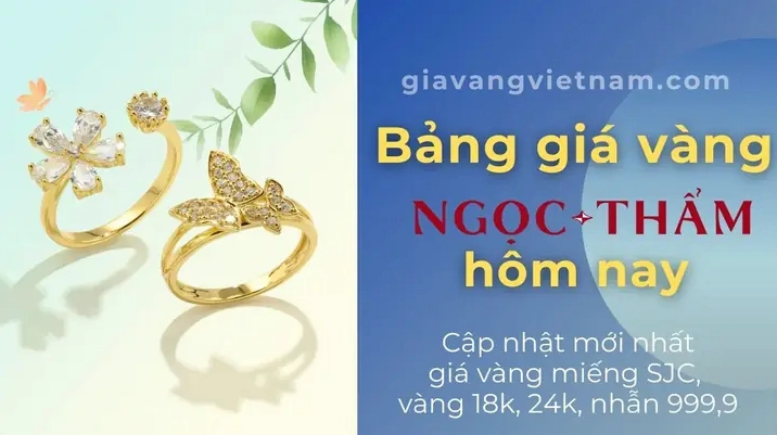 Giá Vàng Ngọc Hải Hôm Nay 2026: Cập Nhật Mới Nhất Tiệm vàng Ngọc Hải Mỹ Tho