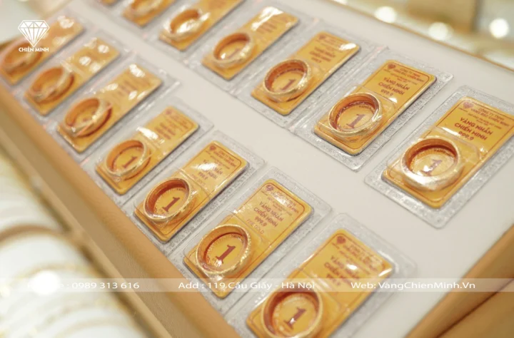 Trang sức vàng tại Vàng Chiến Minh Cầu Giấy
